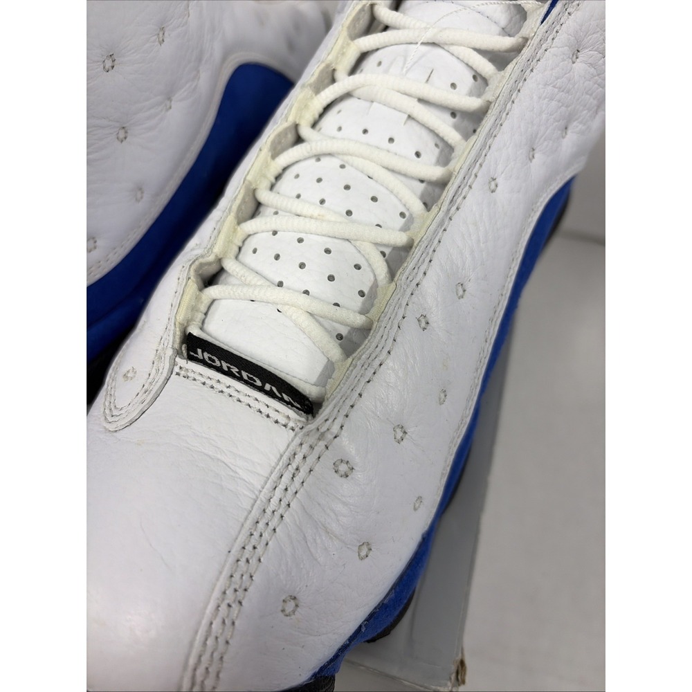 Jordan Air Jordan 13 Retro Hyper Royal White Blue Black Leather 414571-117 8.5 - Picture 15 of 15